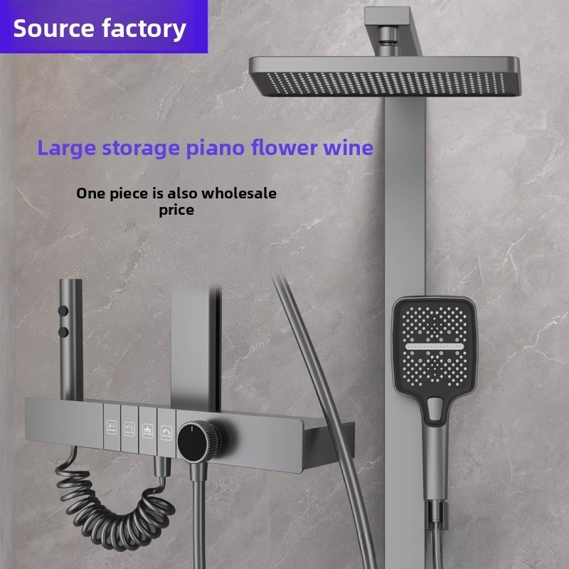 Home Bathroom Set - Set Shower Head Digital Peningkat Tekanan
