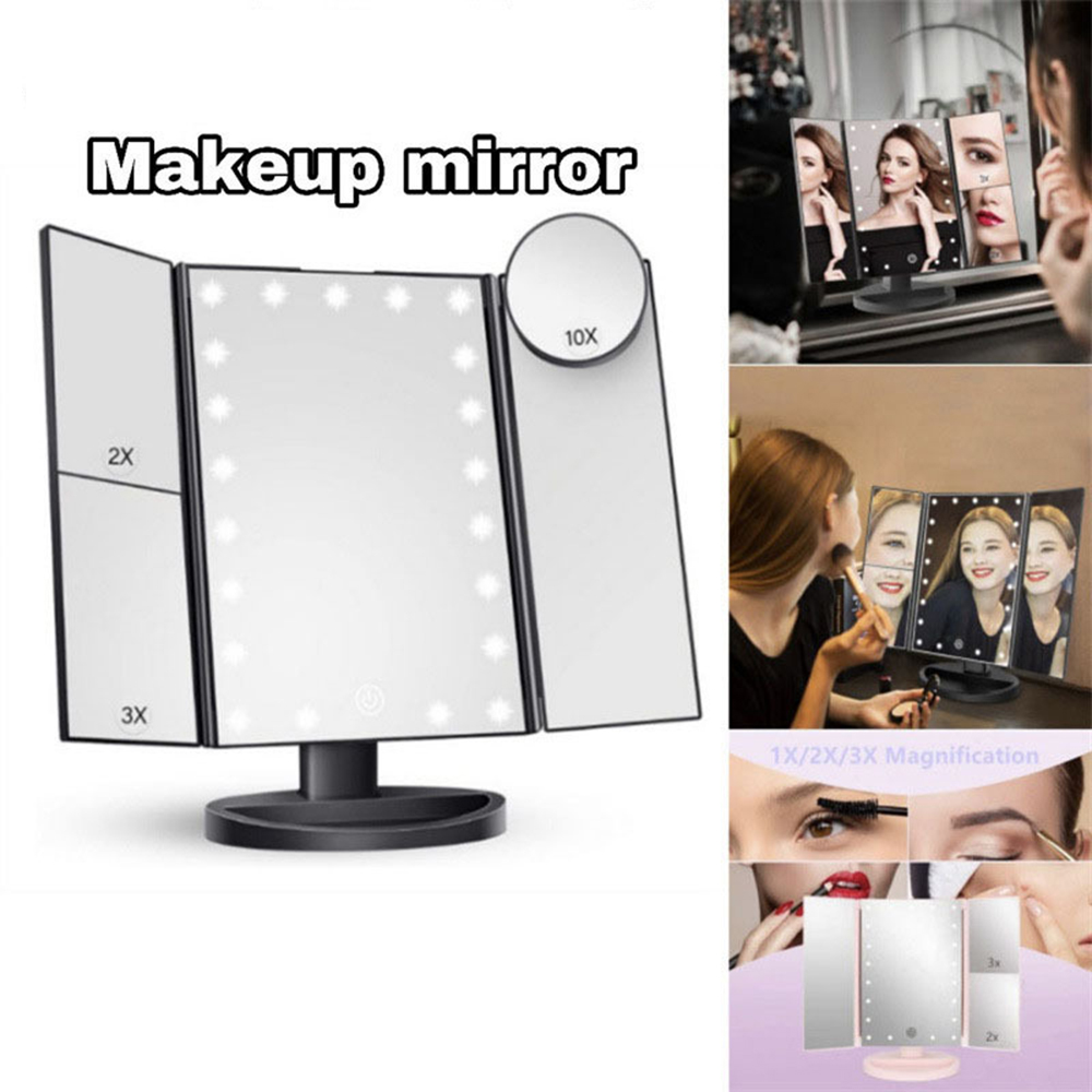 Bathroom Mirror Led - Cermin Rias Lipat Kamar Mandi, Kaca