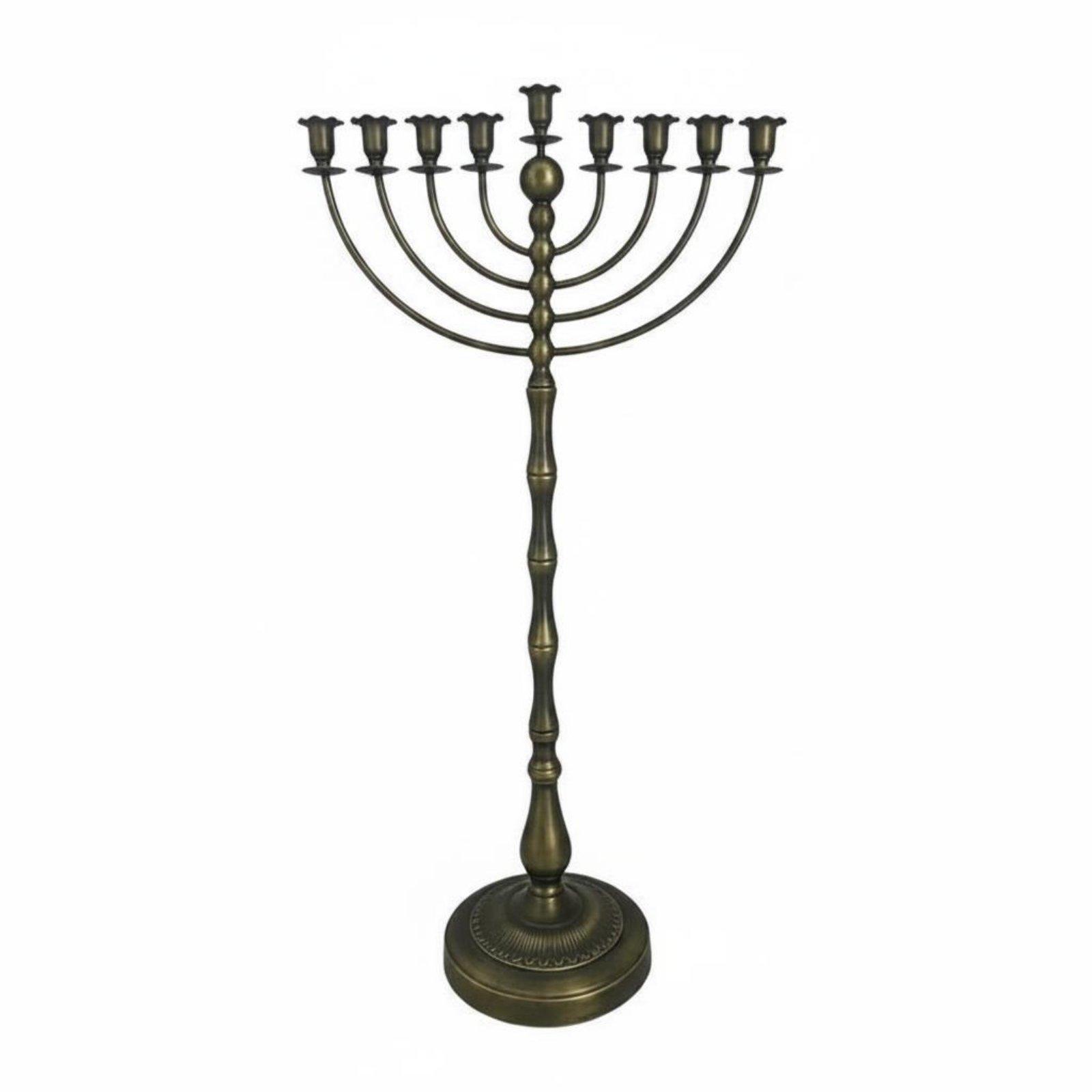 Home & Bathroom Building Products Pte Ltd - Stand Menorah Perunggu Antik Konstruksi Logam