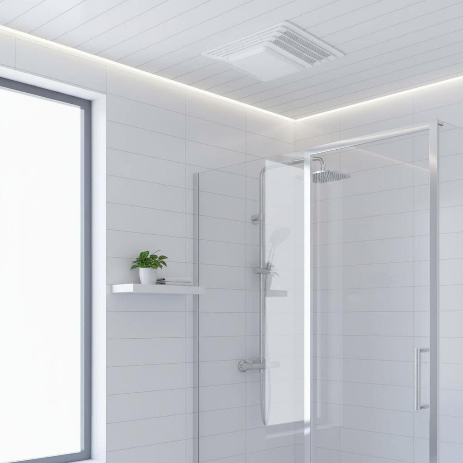 Home Hardware Bathroom Fan - Penutup Kipas Exhaust Kamar Mandi Tanpa