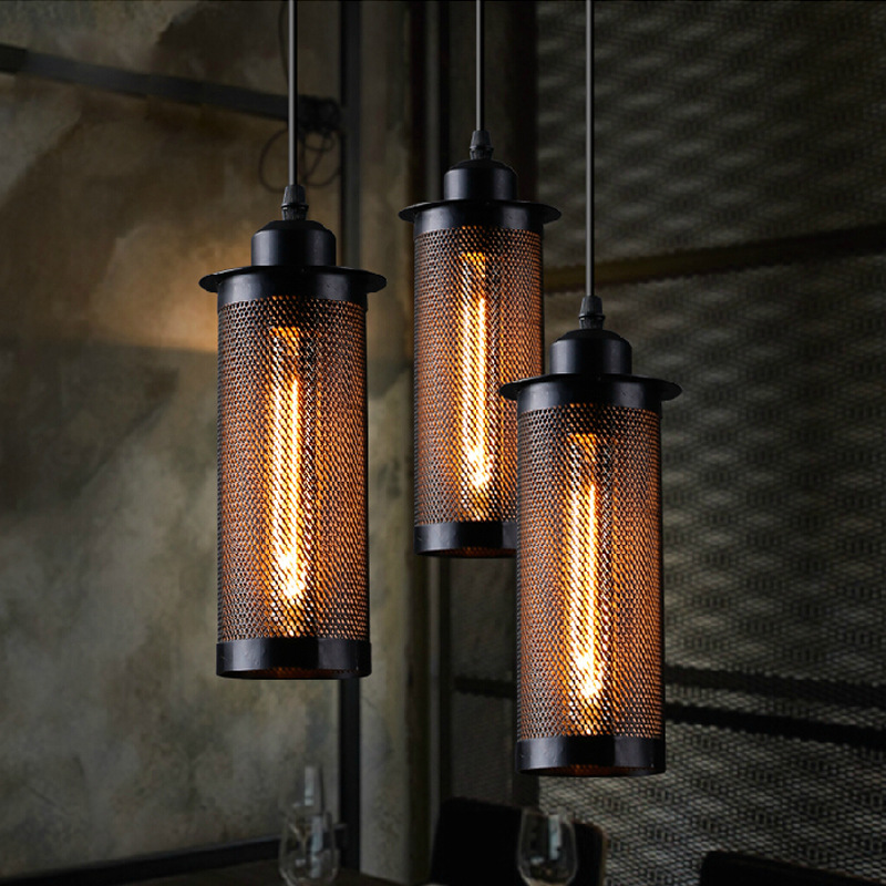 Retro Mesh Cage Pendant Light  - Home Of The Year Bathroom ulasan dan harga