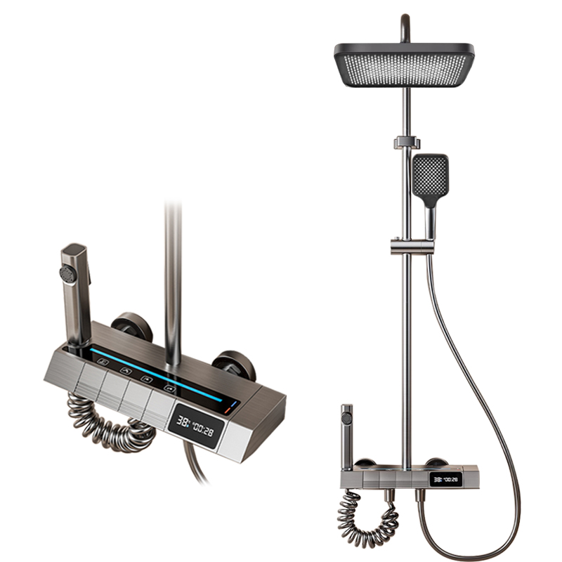Kepala pancuran piano digital  - Home Bathroom Set ulasan dan harga