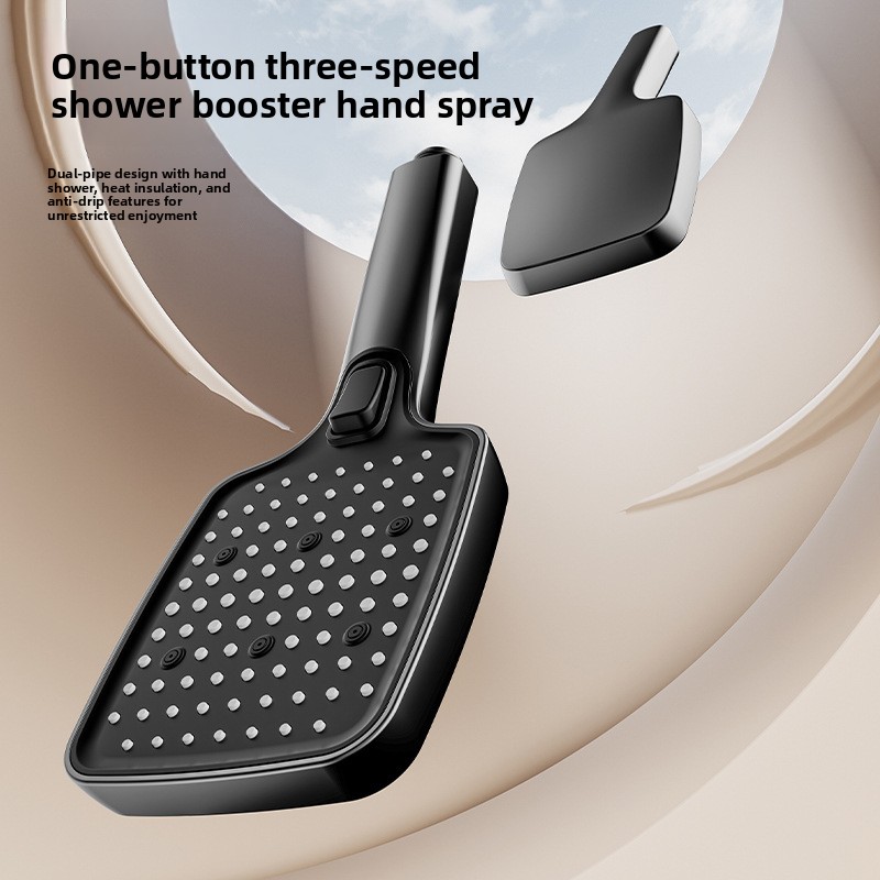 Sistem Shower Head Abu-abu Gun - Home Bathroom Set ulasan dan harga