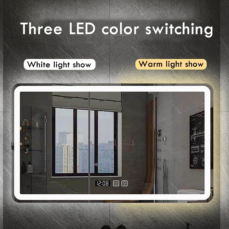 Cermin Kamar Mandi 70x90 cm Pe - Bathroom Mirror Led ulasan dan harga
