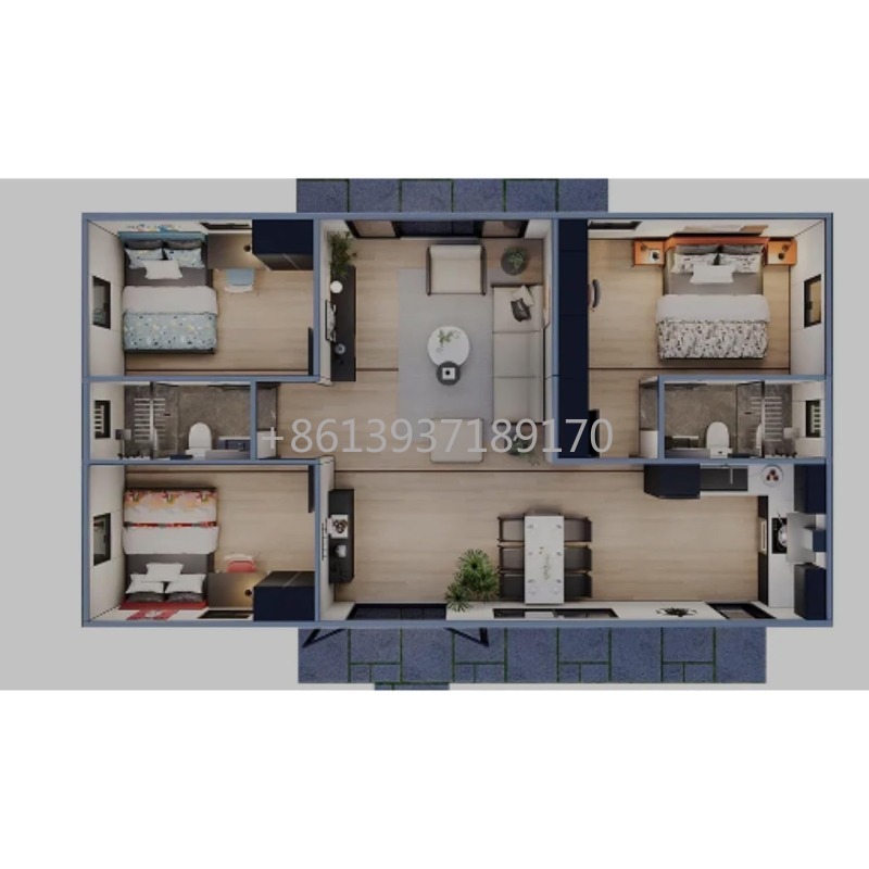 Rumah Prefab Modular Kecil unt - Tiny Home Bathroom Kitchen ulasan dan harga