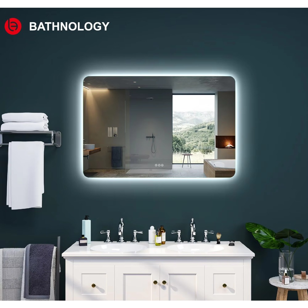 Cermin LED Persegi Panjang Bes - Bathroom Mirror Led ulasan dan harga