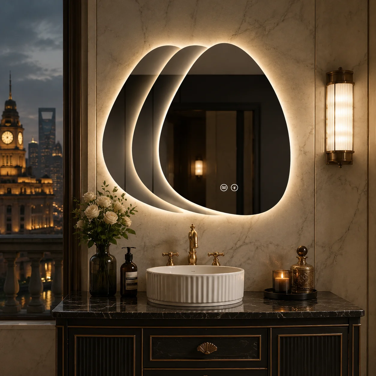 Cermin Kamar Mandi LED Pintar  - Bathroom Mirror Led ulasan dan harga