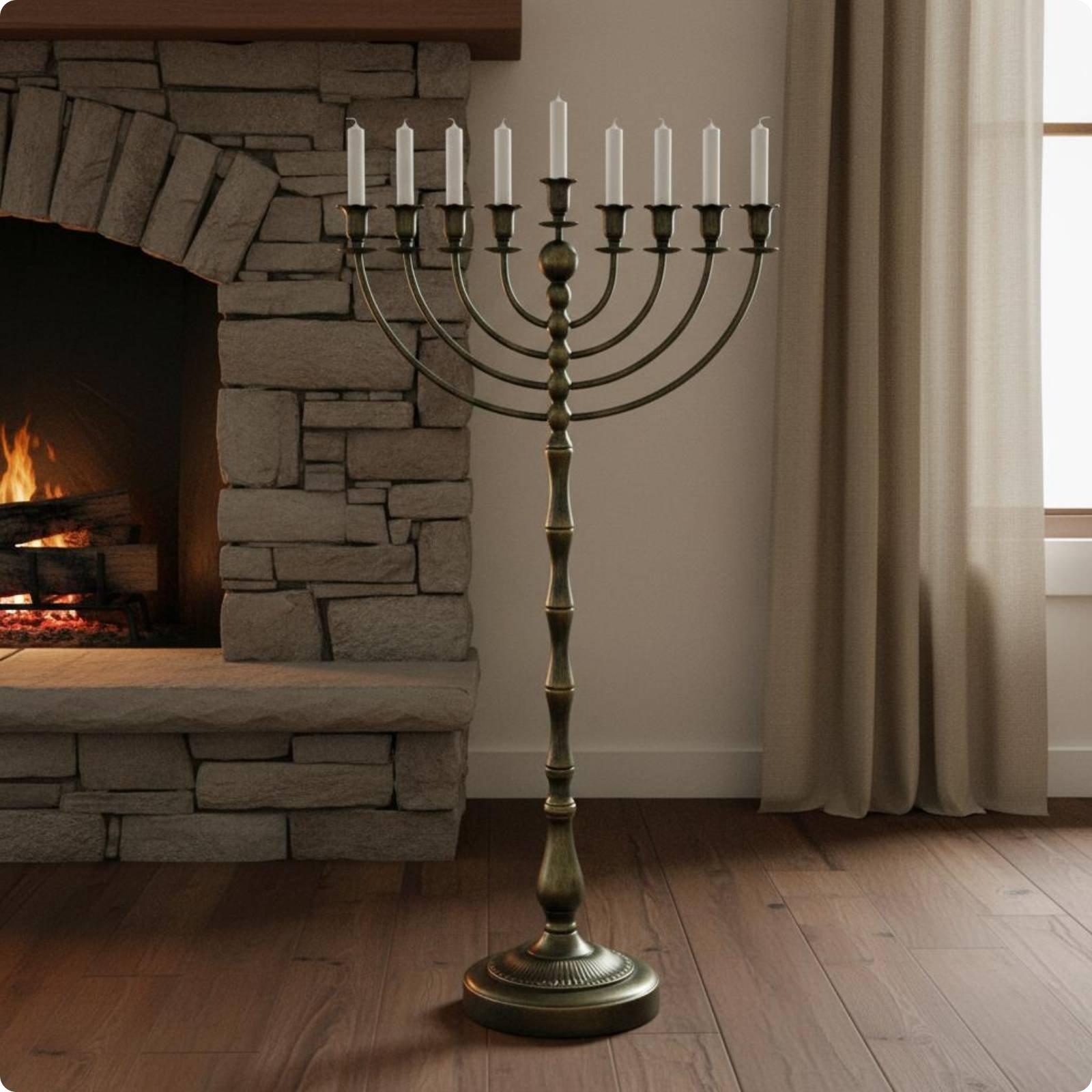 Stand Menorah Perunggu Antik K - Home & Bathroom Building Products Pte Ltd ulasan dan harga
