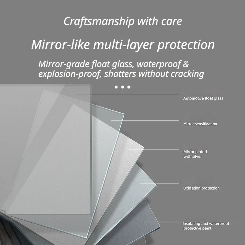 Cermin LED Oktagonal 24 Inci A - Bathroom Mirror Led ulasan dan harga