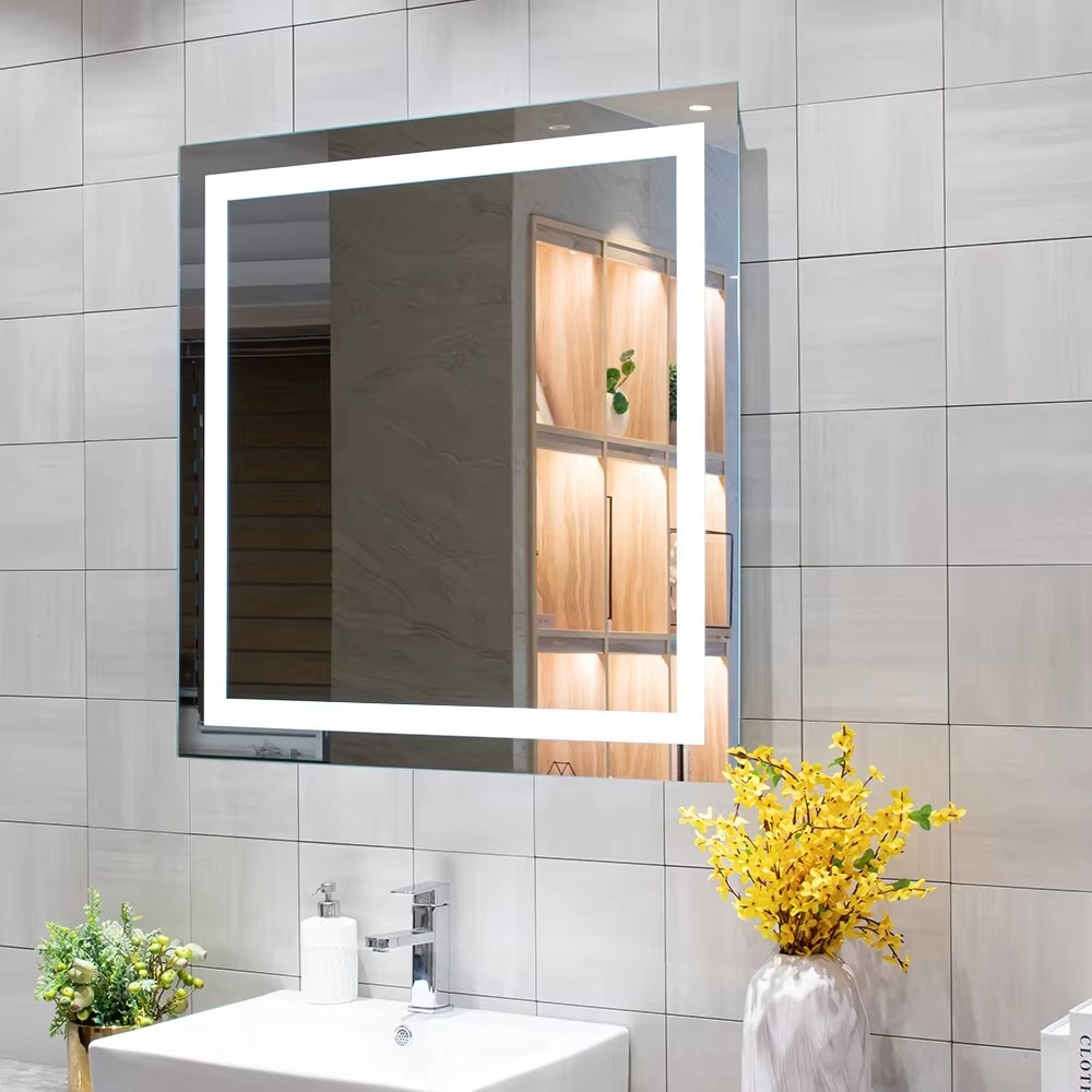 Cermin Kamar Mandi LED Persegi - Bathroom Mirror Led ulasan dan harga