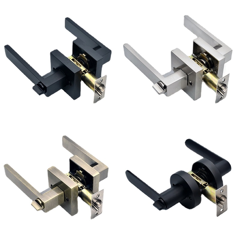 Kunci pegangan pintu hitam, sa - Home Bathroom Lock ulasan dan harga