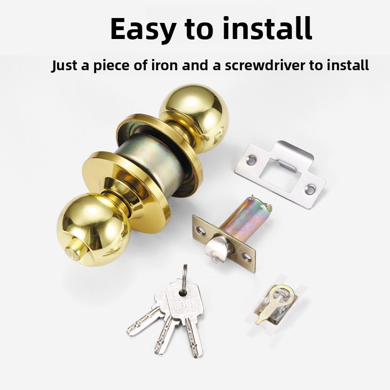 Kunci Bola Bulat Universal Sta - Home Bathroom Lock ulasan dan harga