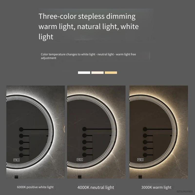 Cermin Kamar Mandi LED Bulat 2 - Bathroom Mirror Led ulasan dan harga