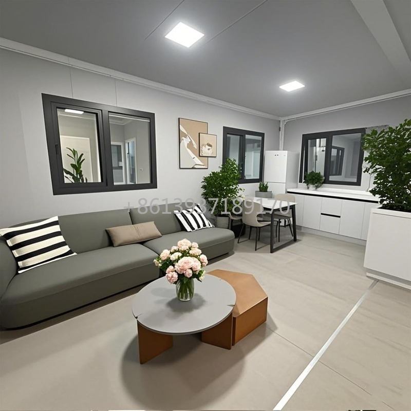Rumah Prefab Mewah yang Dapat  - Tiny Home Bathroom Kitchen ulasan dan harga