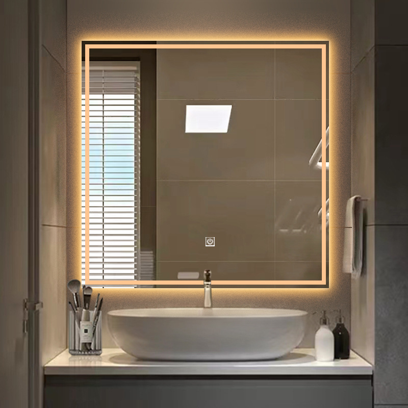 Cermin Kamar Mandi 60 cm denga - Bathroom Mirror Led ulasan dan harga